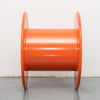 Pressed Steel Cable Reel — Durable Orange Metal Spool for Industrial Wire and Cable Winding