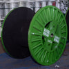 Corrugated Steel Cable Reel — Reinforced Pressed Metal Spool for Heavy-Duty Wire and Cable Winding