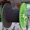 Corrugated Steel Cable Reel — Reinforced Pressed Metal Spool for Heavy-Duty Wire and Cable Winding
